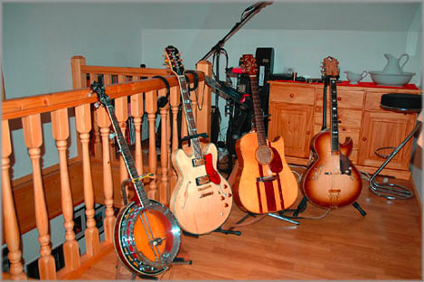 Banjo Gitarre, Jazzgitarre, akoustikGitarre